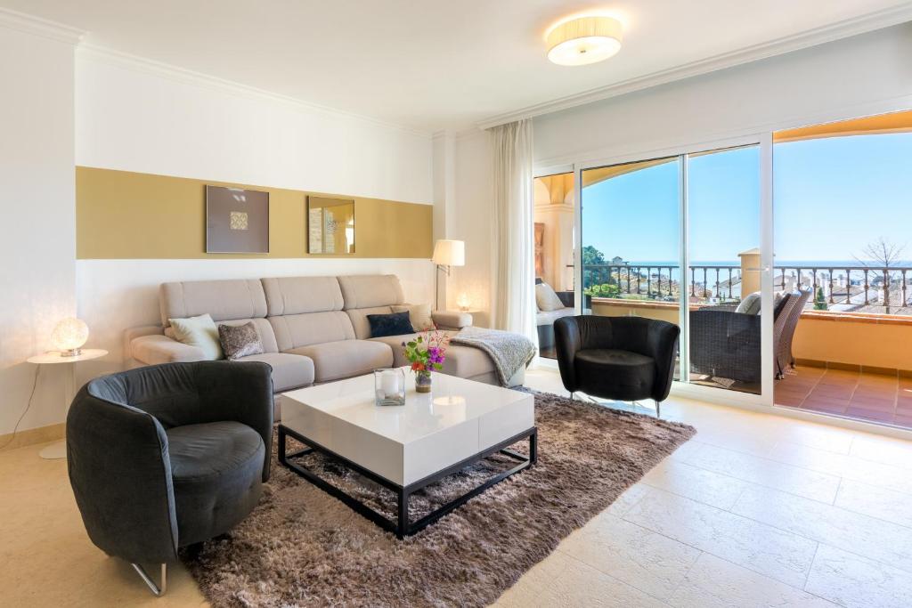 Posezení v ubytování Resort Mediterra
