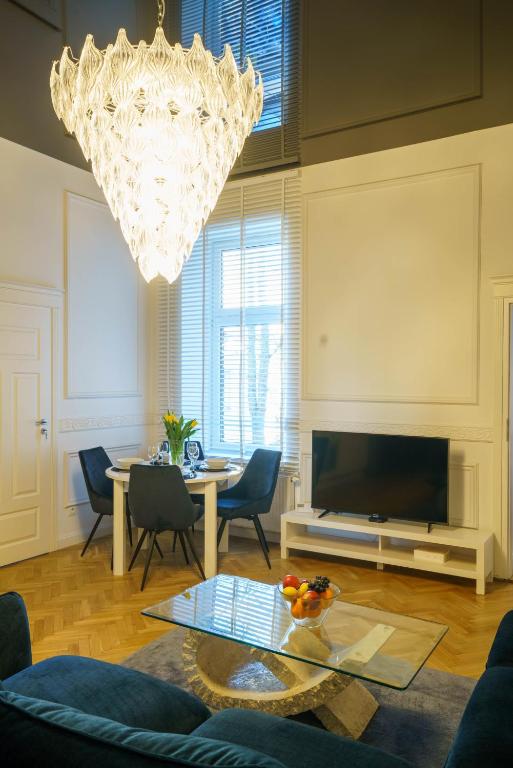 Posedenie v ubytovaní Prestige Apartment Rynek Kielce