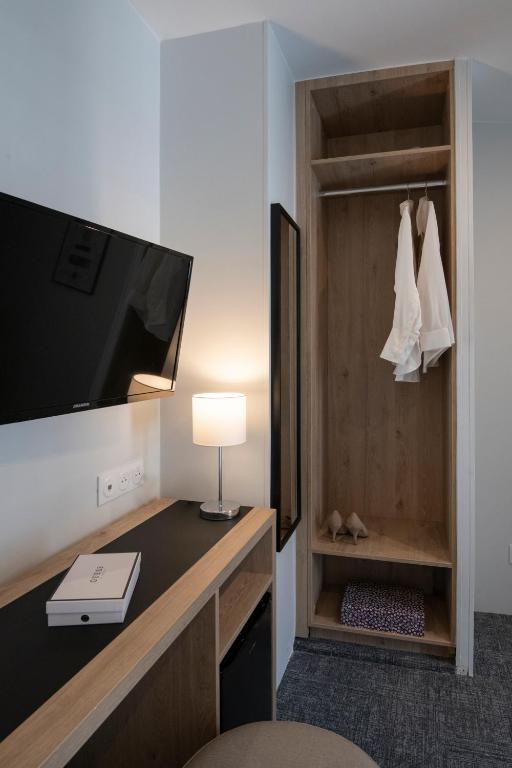 Postel nebo postele na pokoji v ubytování Bristol Nice
