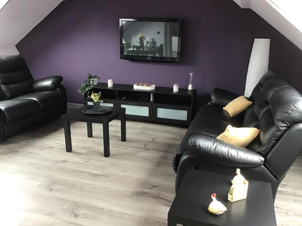 Posezení v ubytování L’Epi’Loge