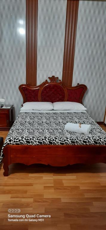 Cama o camas de una habitación en Bonsai Hotel Salamina Caldas