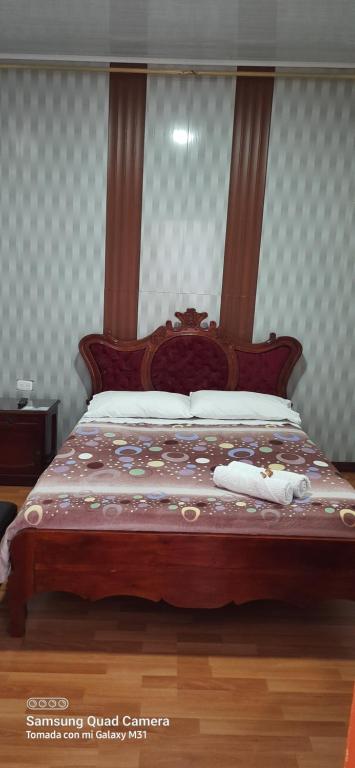 Cama o camas de una habitación en Bonsai Hotel Salamina Caldas