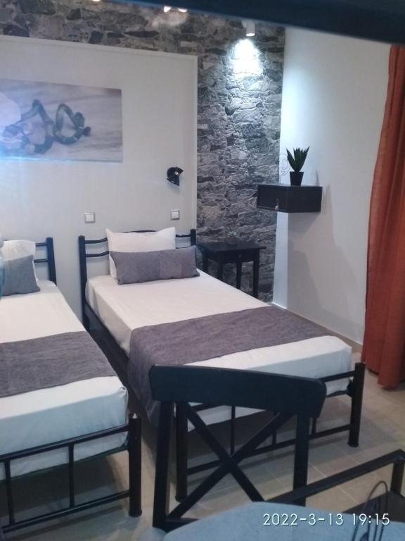 Postel nebo postele na pokoji v ubytování Sofia Beach Apartments
