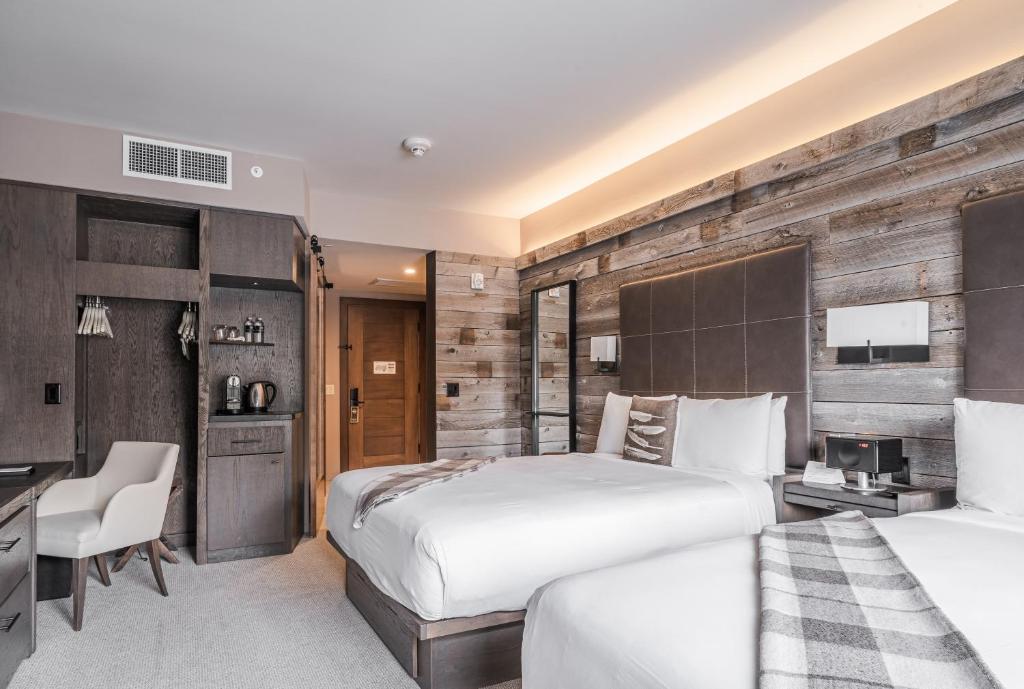 Postel nebo postele na pokoji v ubytování Hotel Jackson