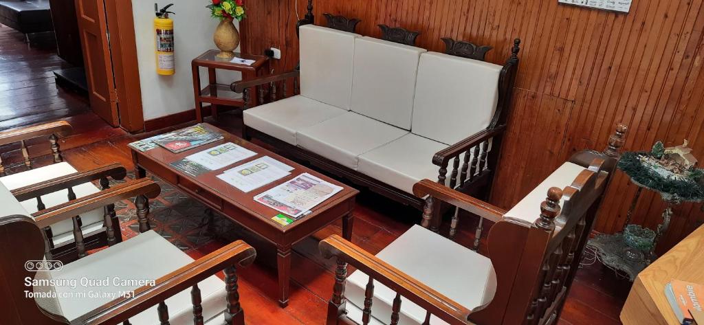 Zona de estar de Bonsai Hotel Salamina Caldas