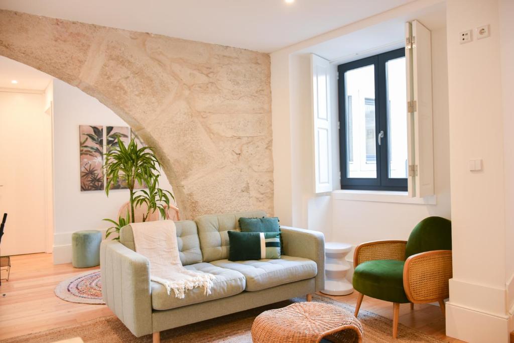 Lindo apartamento 2 quartos com pátio - Batalha - APT C