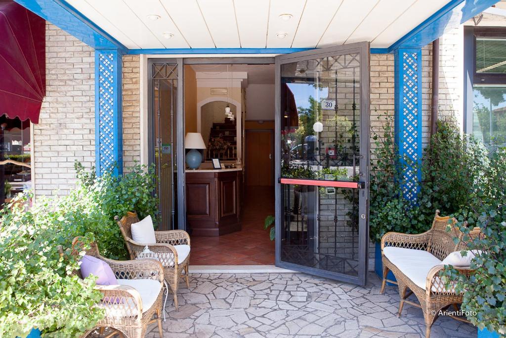 Albergo del Lagoにあるパティオまたは屋外エリア