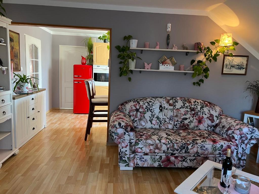 Posezení v ubytování Apartmán u Míši