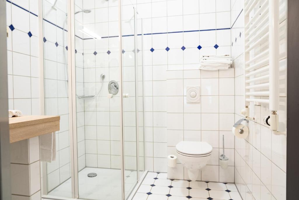 Koupelna v ubytování Wellnesshotel Waldquartier GmbH