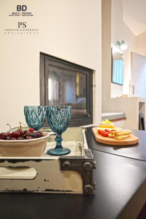 Pyrgos Houses and Restaurant - Apartment Mit Einem Schlafzimmer Mit Sofabett