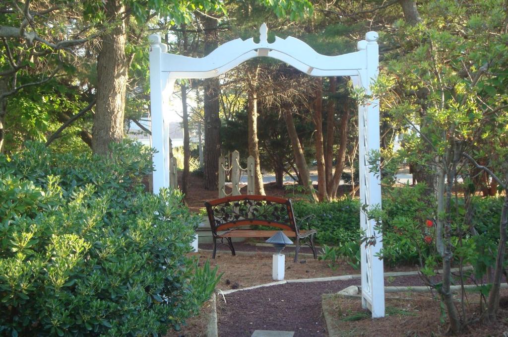 Zahrada ubytování Island Resort