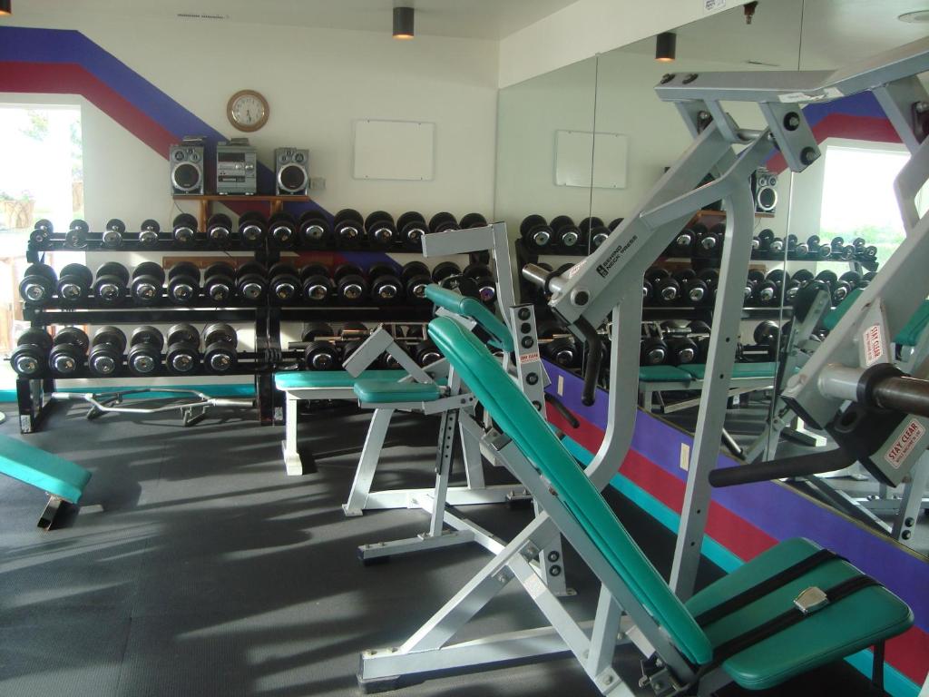 Fitness centrum a/nebo fitness zařízení v ubytování Island Resort