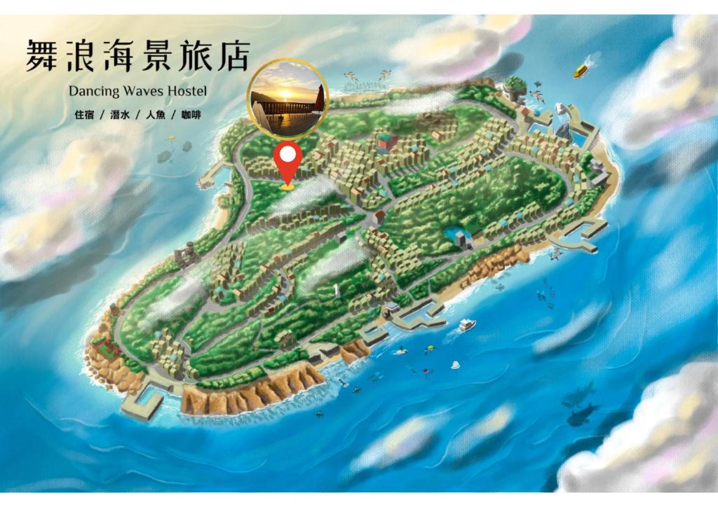 家庭旅館附近的自然景觀