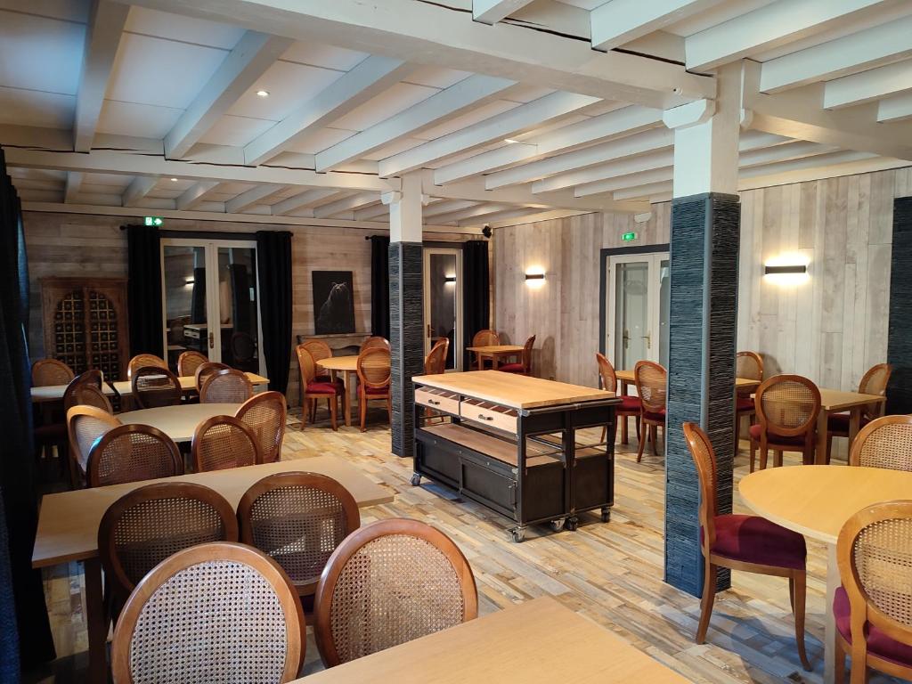 Posezení v ubytování Hôtel La Rencluse
