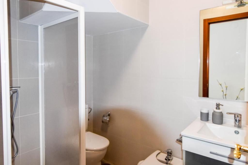 Koupelna v ubytování Precioso apartamento reformado en Liencres