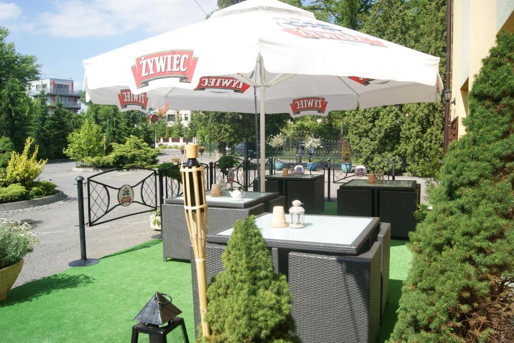 Vonkajšia záhrada v ubytovaní Hotel Petrus