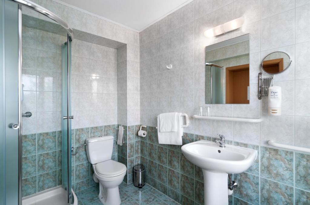 Kúpeľňa v ubytovaní Hotel Petrus