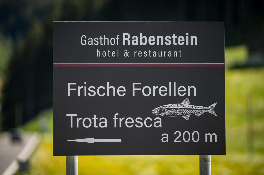 Certifikát, ocenenie alebo iný dokument vystavený v ubytovaní Gasthof Rabenstein