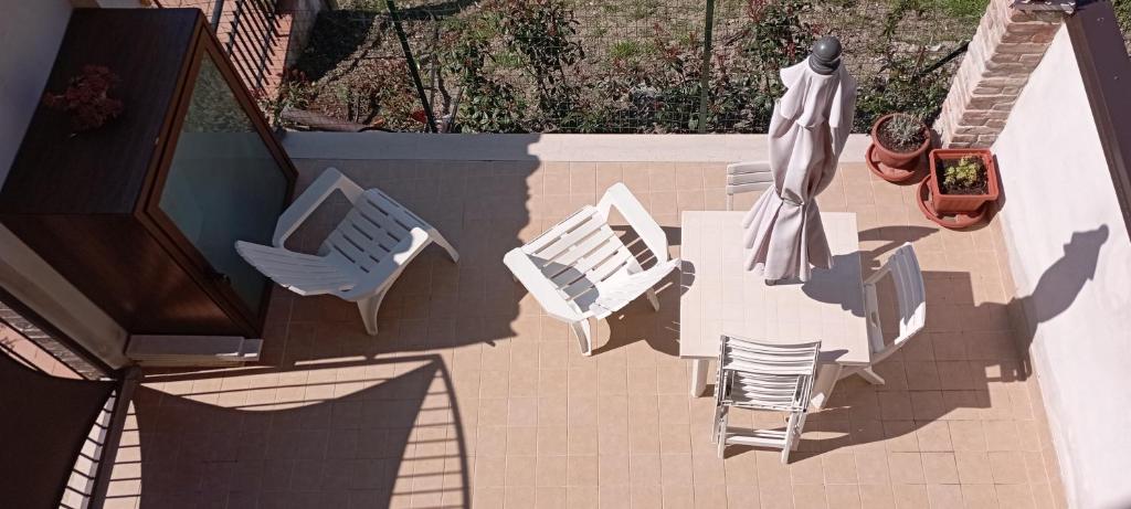 Balkon lub taras w obiekcie Via Roma 81