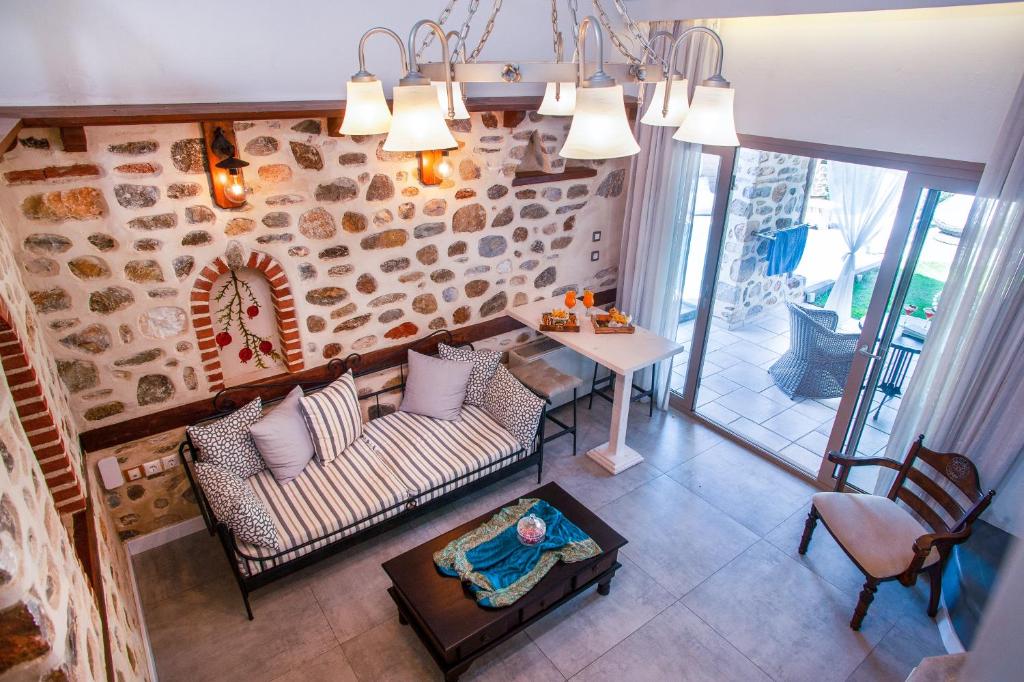 Posezení v ubytování Acrotel Athena Residence