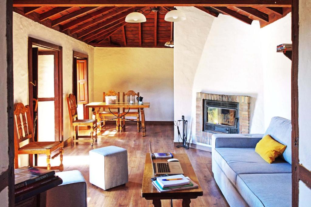 Posezení v ubytování Casa El Colmenero