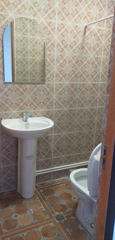 Koupelna v ubytování Hotel 333