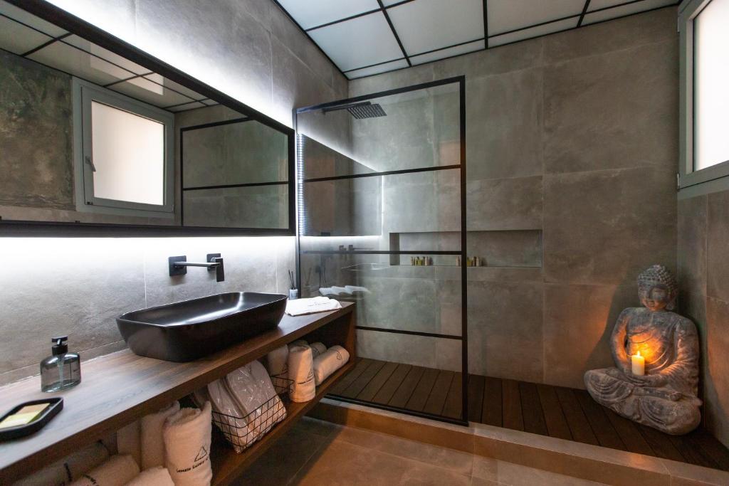 Koupelna v ubytování Lepanto Luxury Apartments FF