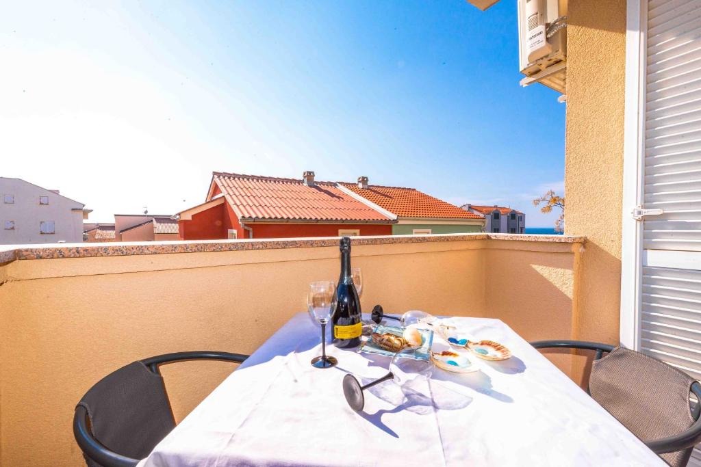 Balkón nebo terasa v ubytování Apartment Hannah