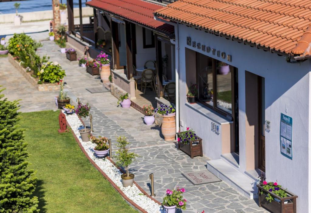 Zahrada ubytování Kamelia & Semeli Hotel