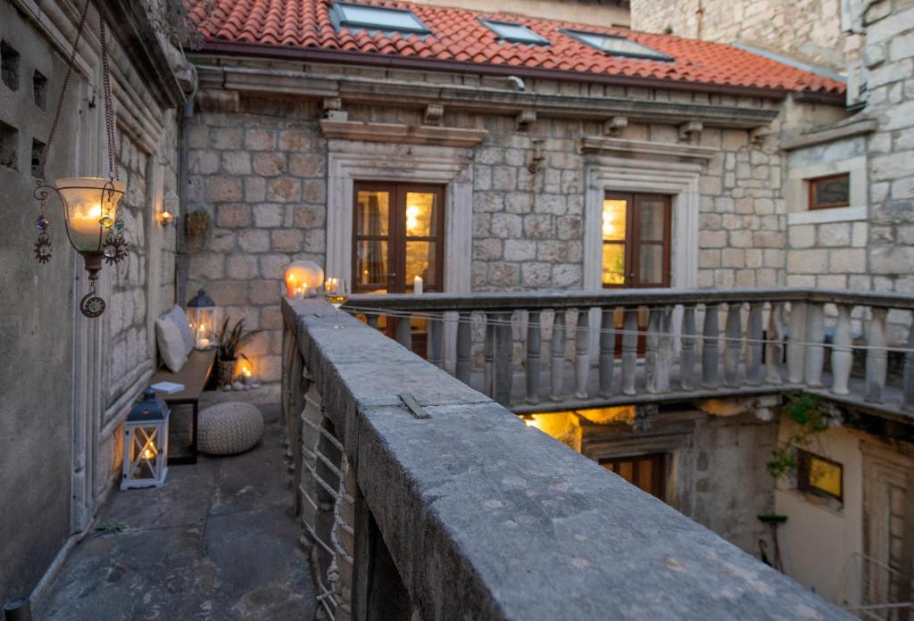 Balkón alebo terasa v ubytovaní Loft in Ismaelli Palace Korcula