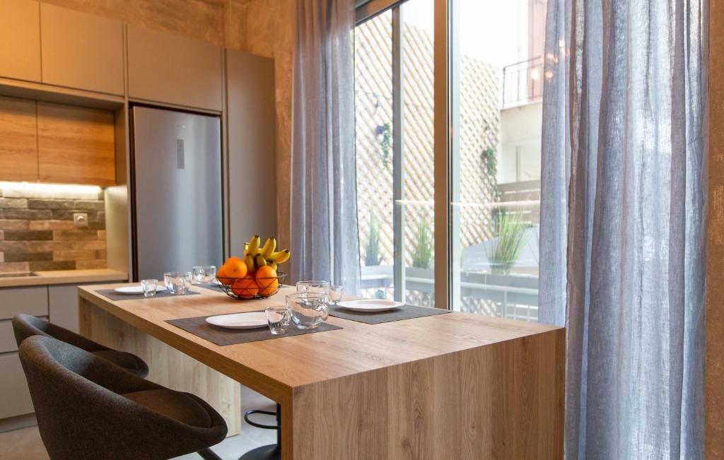 Kuchyň nebo kuchyňský kout v ubytování Lepanto Luxury Apartments GF