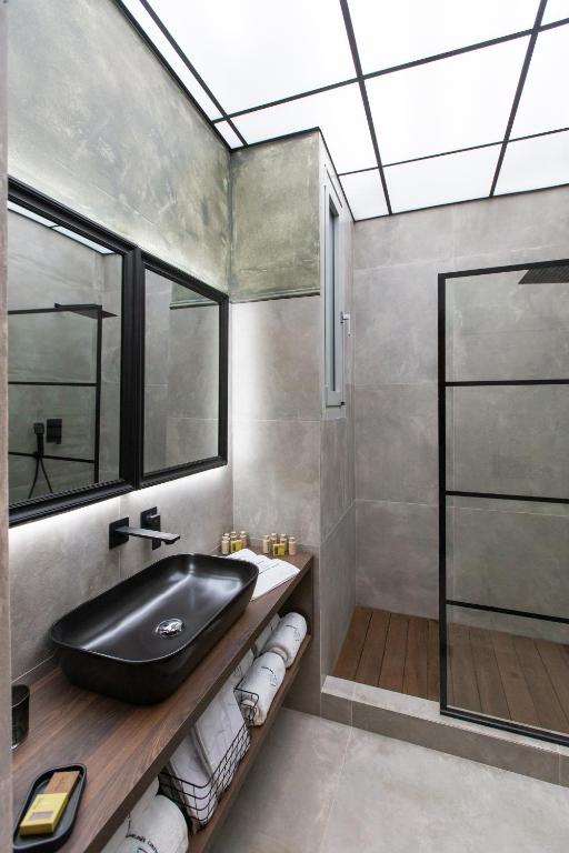 Koupelna v ubytování Lepanto Luxury Apartments GF