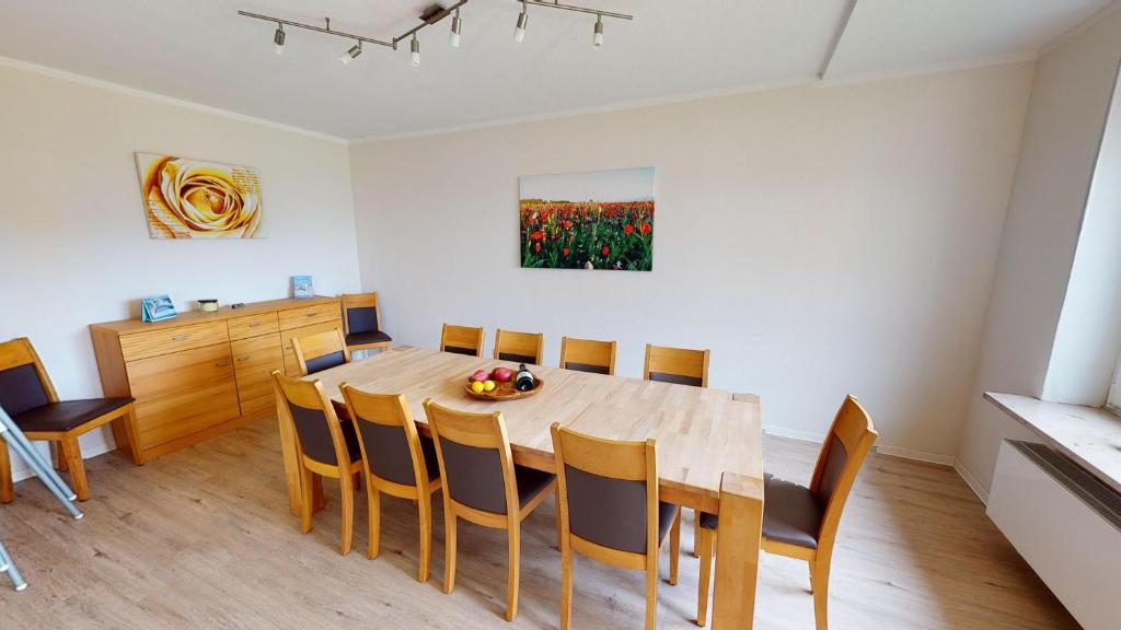 Posezení v ubytování Das Solaris Ferienhaus