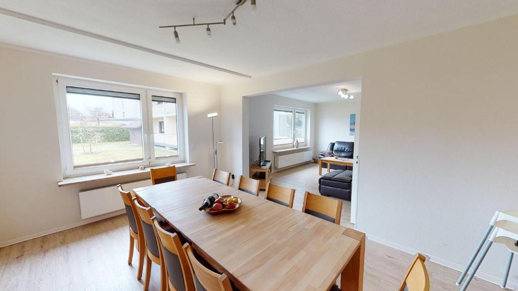 Posezení v ubytování Das Solaris Ferienhaus