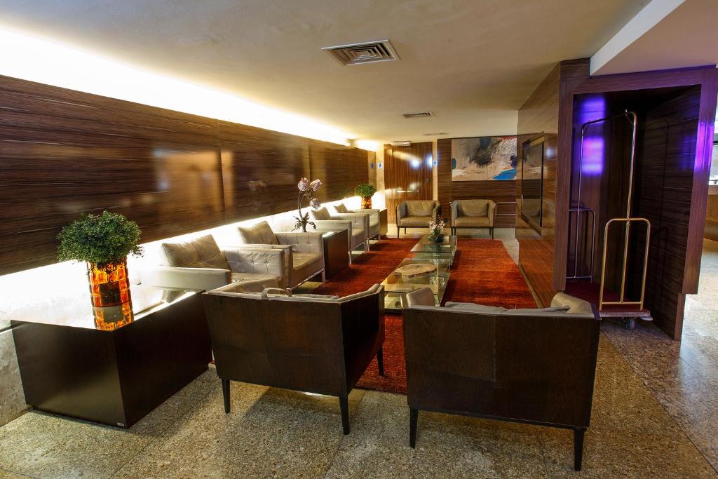 Posezení v ubytování Savassi Hotel