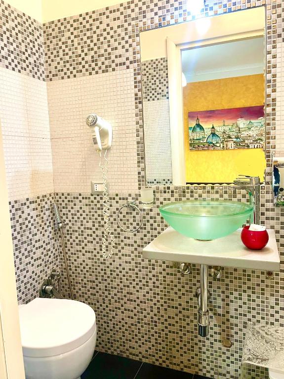 Kúpeľňa v ubytovaní B&B A Home in Rome