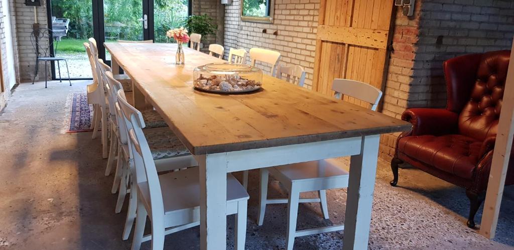 Posezení v ubytování B&B Hoeve Ruimzicht