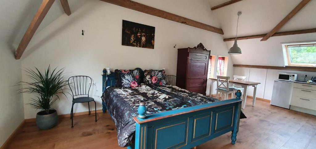 Kuchyň nebo kuchyňský kout v ubytování B&B Hoeve Ruimzicht
