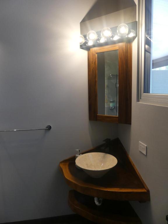 Koupelna v ubytování Hotel FAREMITI Uvita