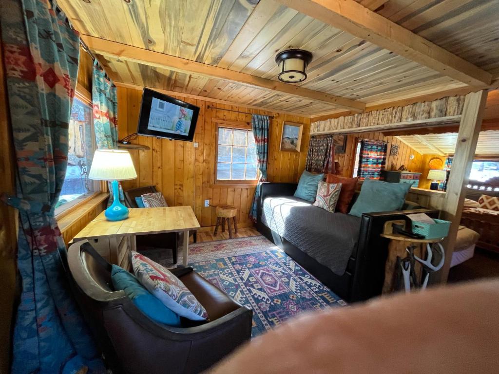 Posezení v ubytování Pine Haven Resort