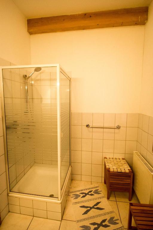 Koupelna v ubytování Haus Falkenhof