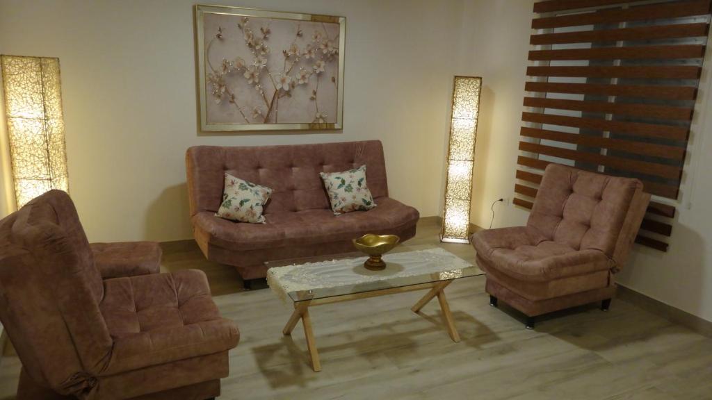 Posezení v ubytování Aparta Suite Villa Roko