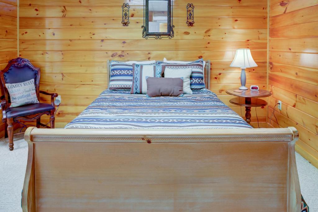 Postel nebo postele na pokoji v ubytování Deer Hollow