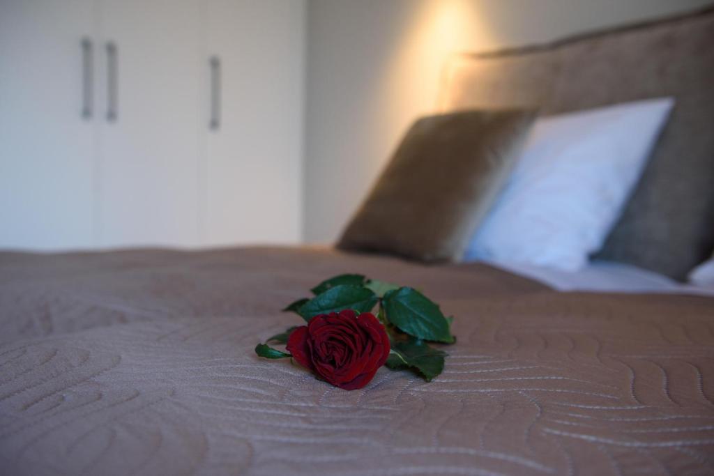 Posteľ alebo postele v izbe v ubytovaní Efilenia Luxury Villas