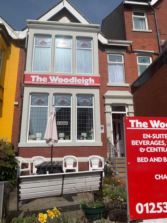 The Woodleigh Over 50's B & B in Blackpool, Lancashire, England
