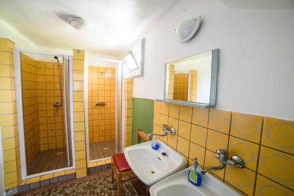 Koupelna v ubytování Chata Šumava