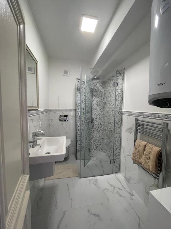 Ένα μπάνιο στο FELIX KANITZ Apartments - in the heart of Kapana district