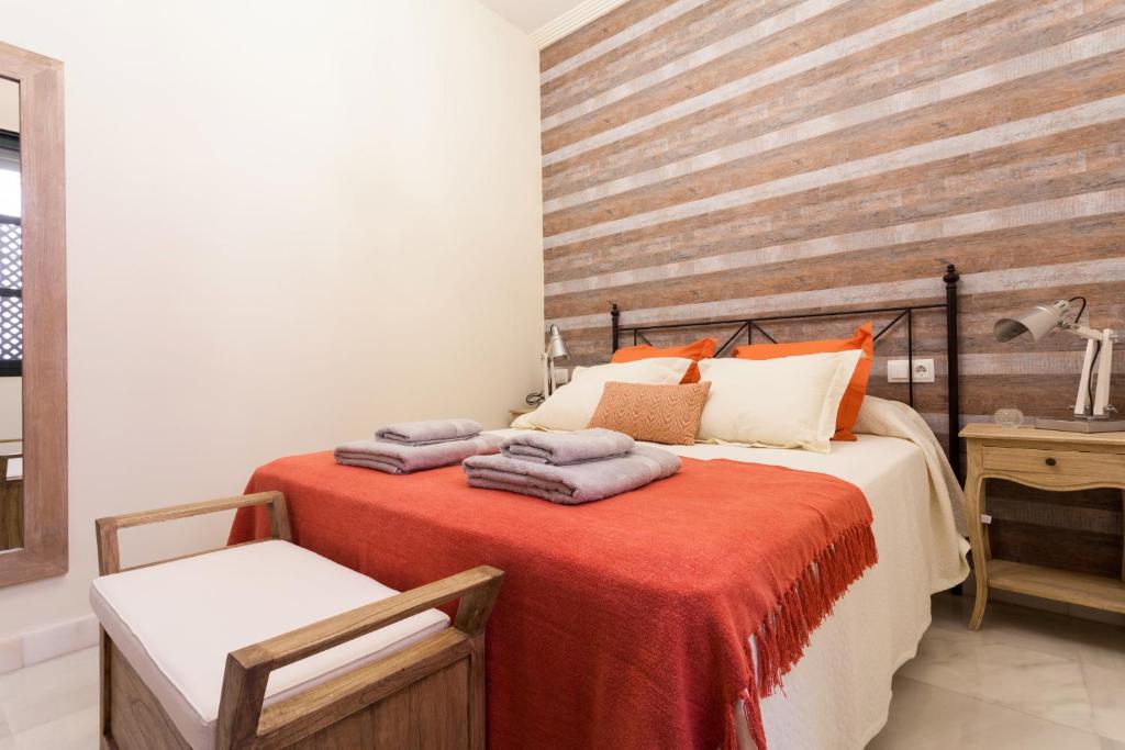 Posteľ alebo postele v izbe v ubytovaní Dream Apartments calle Zaragoza