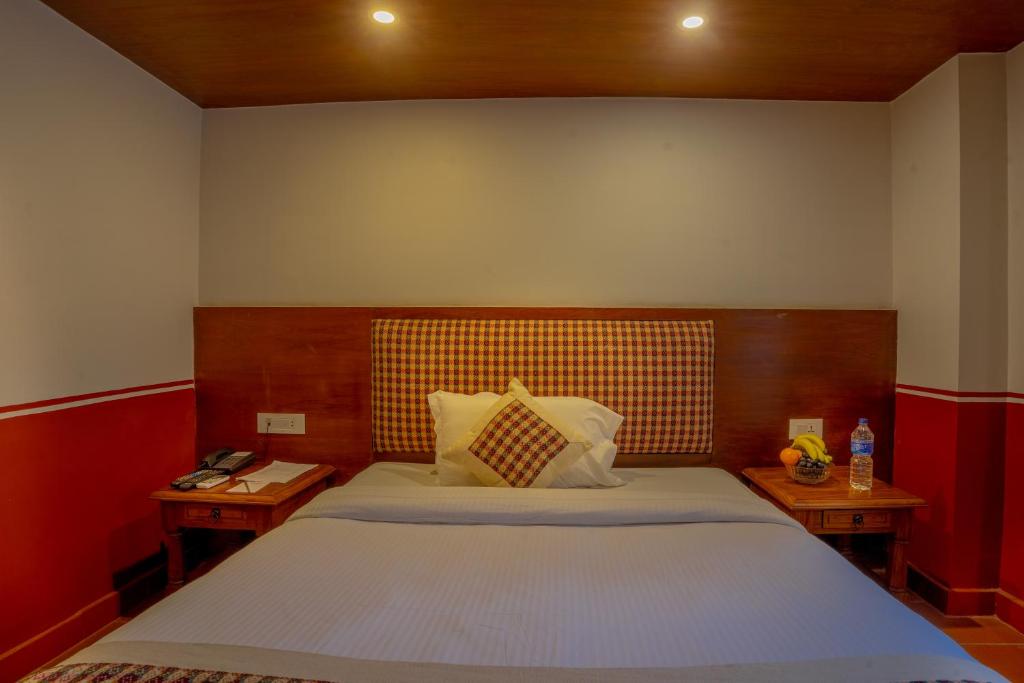Postel nebo postele na pokoji v ubytování Pahan Chhen - Boutique Hotel