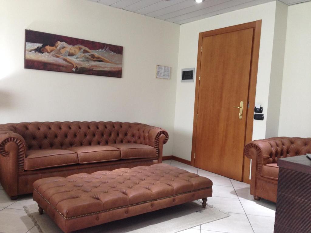 Posezení v ubytování Green Hotel Ninfa